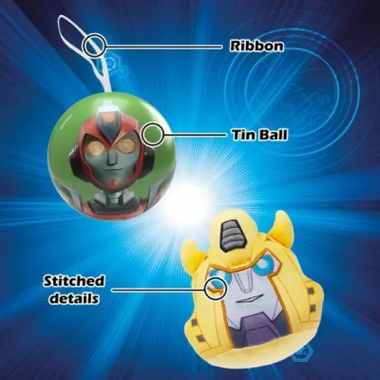 Transformers MiraBall, 3-in-1 Surprise, Blind Box Toys for Kids - Collectable Characters from TV Shows - Metal Ball, Plush, Stickers, White Ribbon image {7}