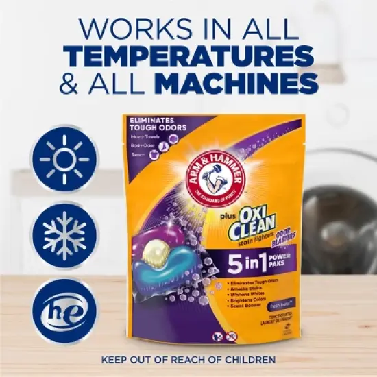 Arm & Hammer Plus OxiClean with Odor Blasters - 42ct/29.6oz image {7}