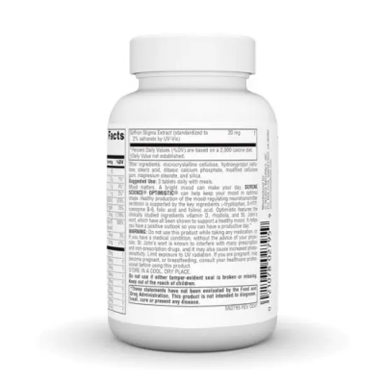 Serene Science Optimistic by Source Naturals, Inc.  -  60 Tablet image {2}