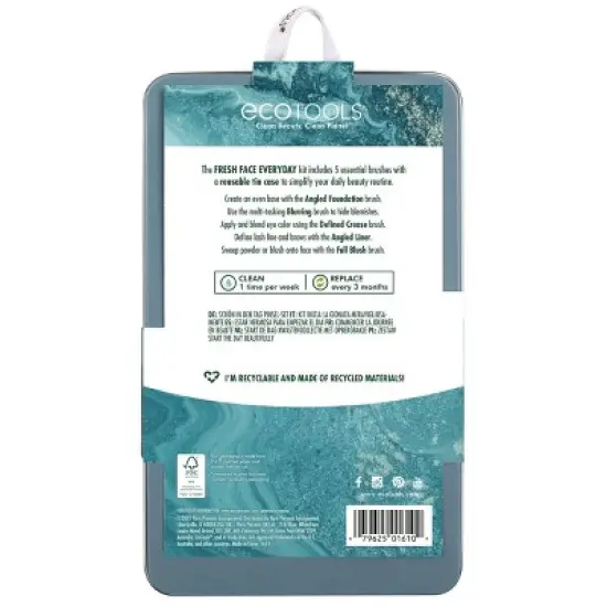 EcoTools Fresh Face Everyday Makeup Brush Set - 5pc image {6}