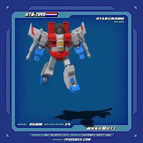 NB-006 Starscrown NanoBotz | HTB Toys Action figures image {1}
