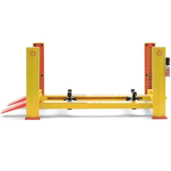 Adjustable Four Post Lift "Shell Oil" #2 for 1/18 Scale Diecast Model Cars by Greenlight image {4}