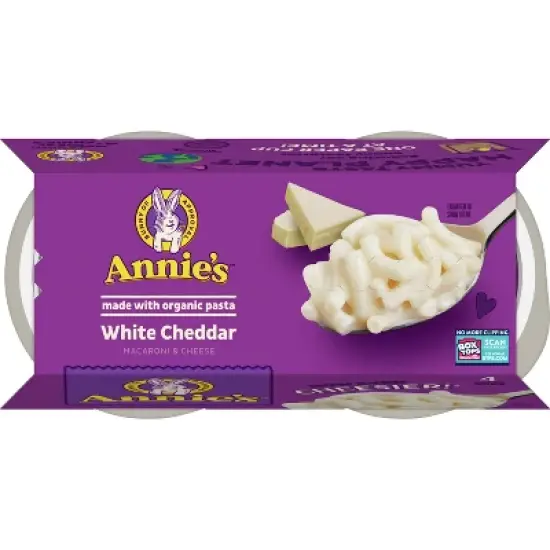 Annie's White Cheddar Microwavable Mac & Cheese Cup image {8}