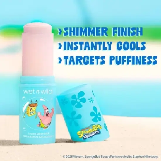 Wet n Wild SpongeBob Cooling Body Glitter Stick - 0.45oz image {2}