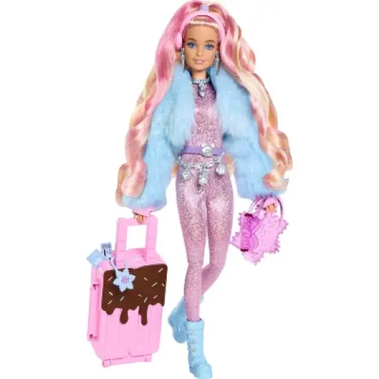 Travel Barbie Doll with Snow Fashion, Barbie Extra Fly image {2}