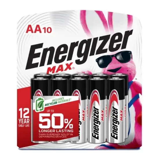 Energizer Max AA Batteries - Alkaline Battery image {10}