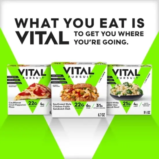 Vital Pursuit High Protein Gluten Free Frozen Garlic & Herb Grilled Chicken Bowl - 9.5oz image {4}