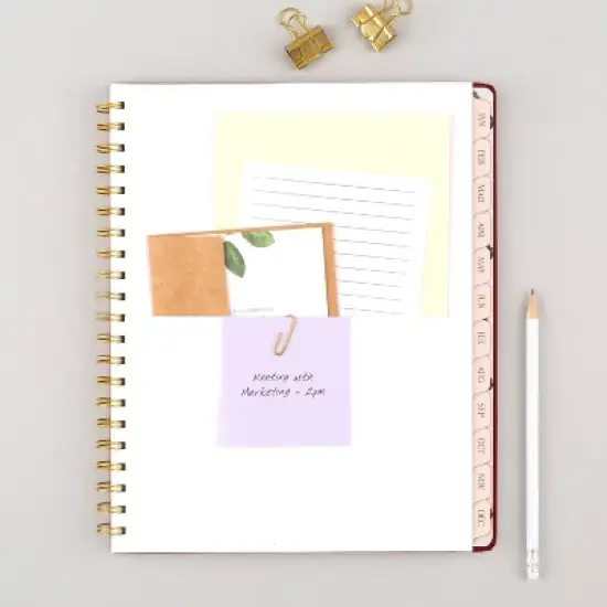 Pen+Pillar for Cambridge 2025 Weekly/Monthly Planner 11"x9.375" Posy: Adult Planner, Non-Toxic, Acid-Free, Tabs image {5}