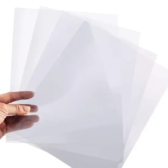Juvale 100 Pack Clear Presentation Cover Sheets, Transparent Binding Cover for Business Documents, School Projects, 10-Mil, Clear, 8.5x11 In image {4}