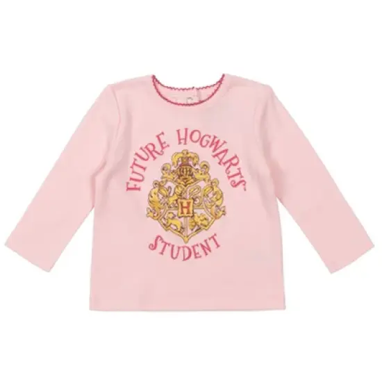 Harry Potter Baby Girls Bodysuit T-Shirt Mesh Skirt and Leggings 4 Piece Layette Set Newborn to Infant image {5}