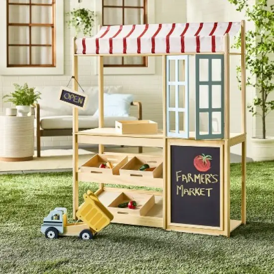 Toy Construction Truck with Raccoon Peg Pal - Hearth & Hand&trade; with Magnolia image {1}