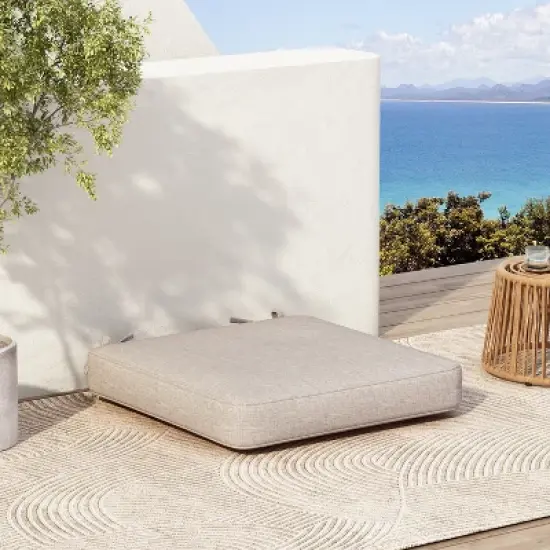 Christopher Knight Home Noah Outdoor 19" x 19" Dining Chair Cushion image {1}