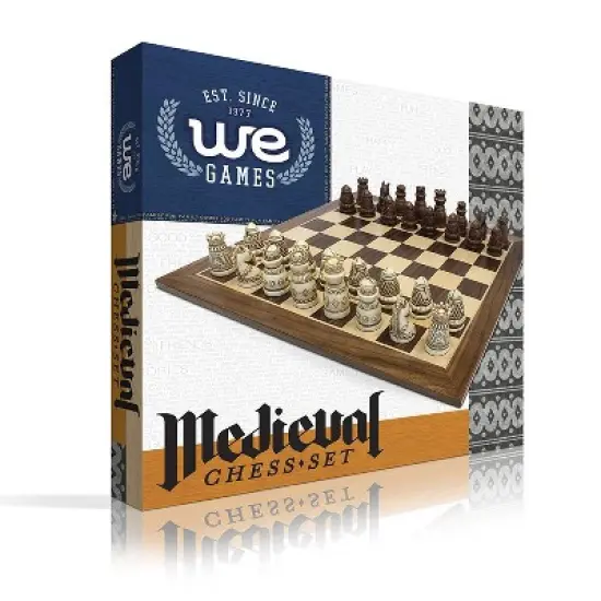 WE Games Fancy Medieval Themed Chess Set - 15 in. image {5}