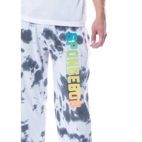 Nickelodeon SpongeBob SquarePants Mens' Far Out Sleep Pajama Set Multicolored image {2}