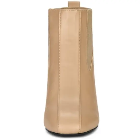 Allegra K Women's Square Toe Block Heels Chelsea Boots image {2}