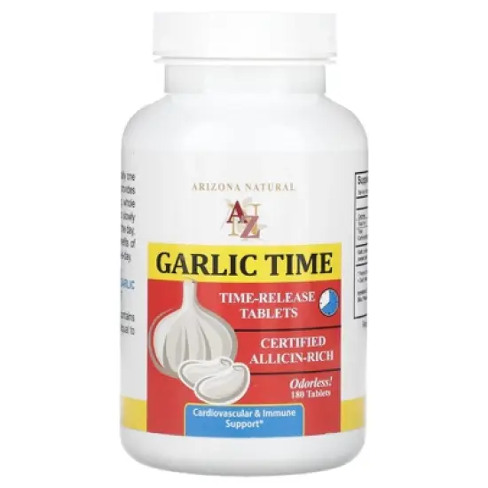 Arizona Natural Garlic Time, 600 mg , 180 Tablets image {4}