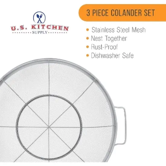Stainless Steel Sieve, Strainers and Colanders for Kitchen image {3}