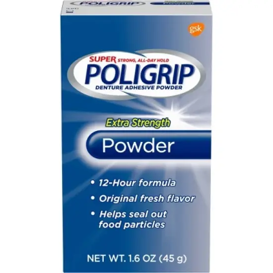 Poligrip Extra Strength Denture Powder - 1.6oz image {4}
