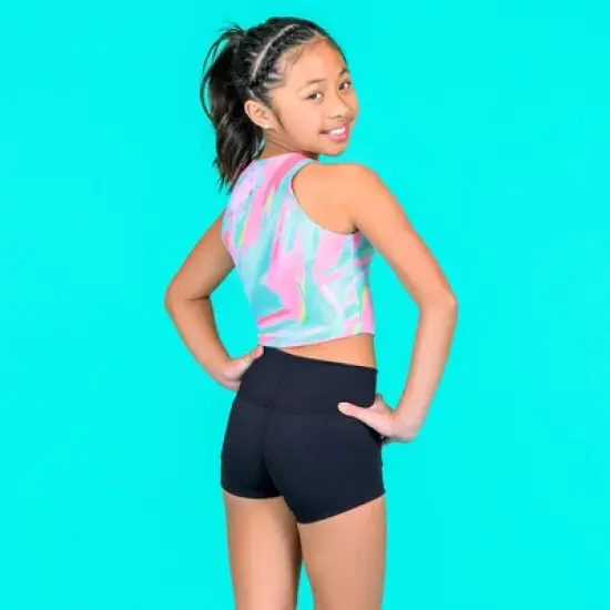 Destira Girls High Waisted Performance Short image {2}