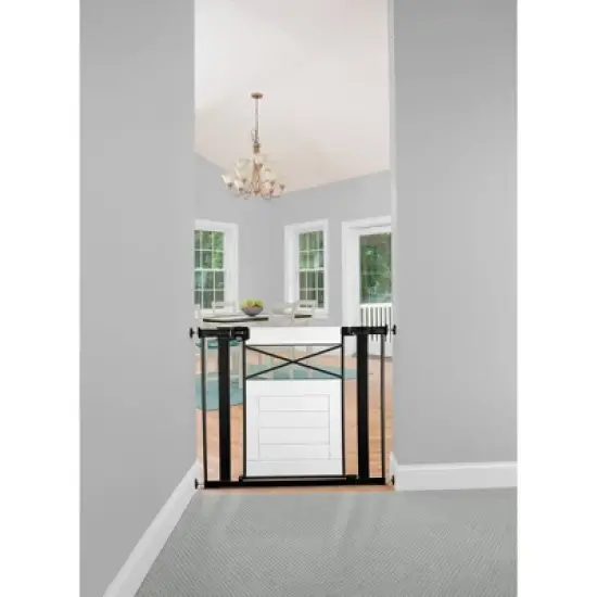 Safety 1st Easy Install Modern Farmhouse Baby Gate - White image {3}