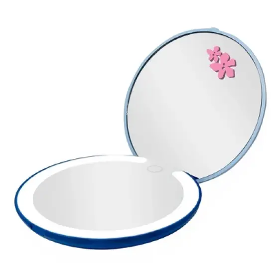 Impressions Vanity Stitch LED Rechargeable Compact Mirror image {2}