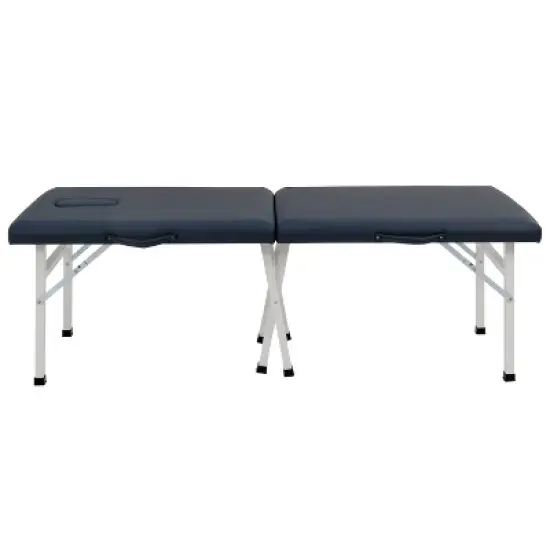 Master Massage 24" Harmon Economic Portable Massage Table, Royal Blue image {2}