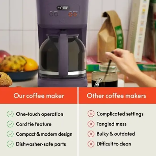 bella 12 Cup Programmable Coffee Maker image {1}