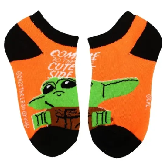 Lego X Star Wars Mandalorian Child & Mando Women's 6-Pack Ankle Socks image {3}