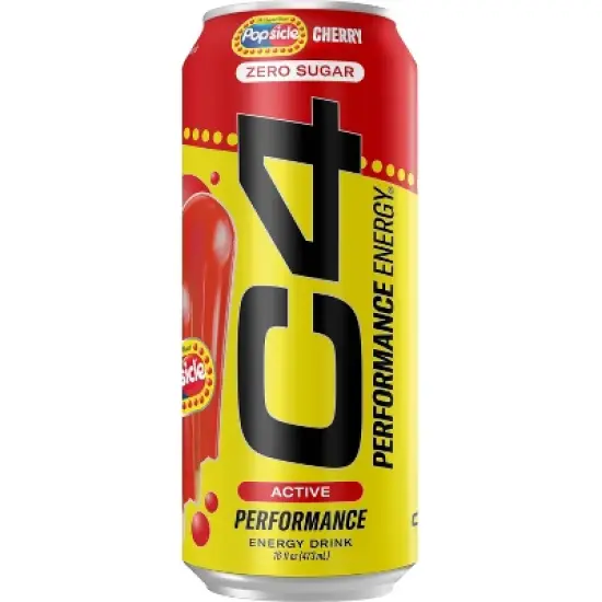 C4 Performance Cherry Popsicle Energy Drink - 16 fl oz Can image {4}