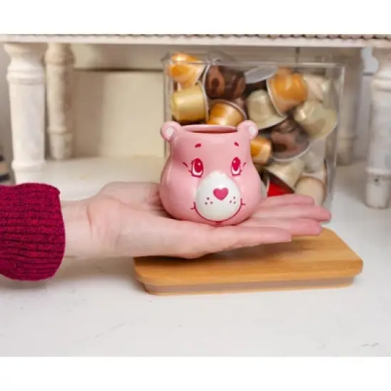 Silver Buffalo Care Bears Cheer Bear Sculpted Ceramic Mini Mug | Holds 2.5 Ounces image {3}