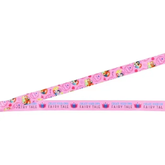Disney Princess Create Your Own Fairy Tale Lanyard with ID Holder and Charm image {3}