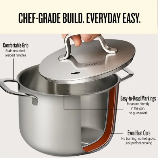 Alva Maestro 9pc Stainless Steel Cookware Set image {8}