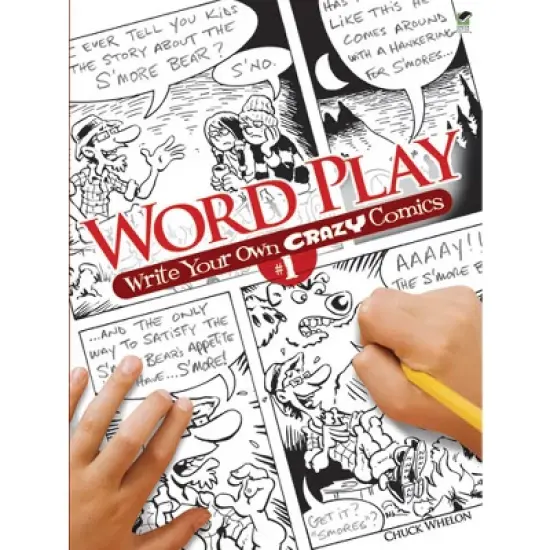 Word Play: Write Your Own Crazy Comics #1 - (Dover Kids Activity Books) by  Chuck Whelon (Paperback) image {1}