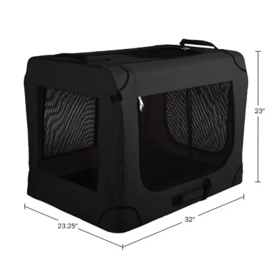 Pet Adobe Collapsible Soft-Sided Dog Crate image {1}