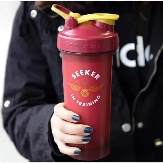 Harry Potter Blender Bottle Shaker Bottle, 28 oz- Seeker in Training- Blend Protein Powder, Sport Drinks, Shakes, Smoothies & More image {4}