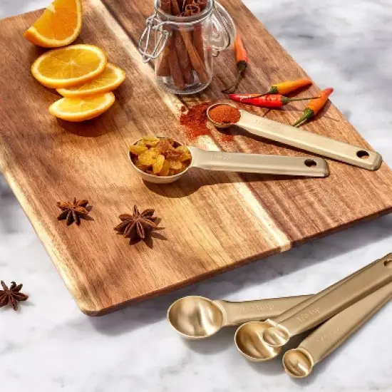 6pc Stainless Steel Measuring Spoons - Figmint&trade; image {1}