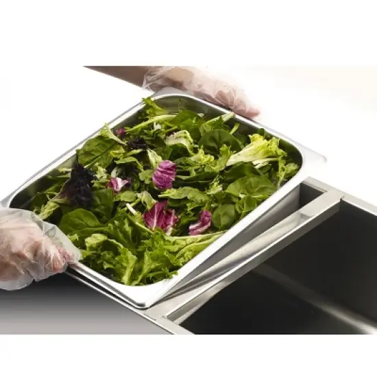 Winco Adaptor Bar for Steam Tables, Stainless Steel image {3}