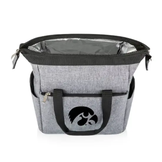 NCAA Iowa Hawkeyes On The Go Lunch Cooler - Gray image {1}