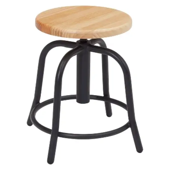 18"-24" Height Adjustable Swivel Accent Stool - Hampden Furnishings image {9}
