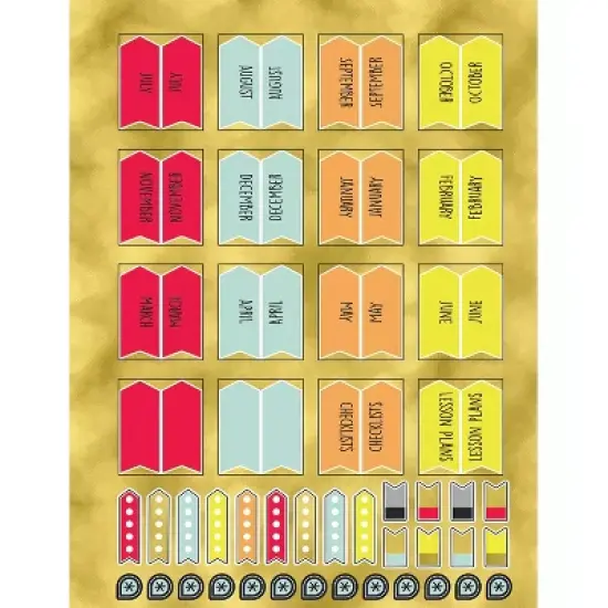 Carson Dellosa Education Aim High Teacher Planner Plan Book image {2}