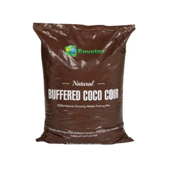 Envelor 1.75 Cu. Ft Potting Soil Plants Soil Coco Mix Coconut Coir for Plants - 50 Liter Bag image {6}