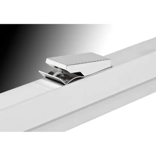 AdirOffice Hanging Blueprint Clamp Holder 26" Silver Aluminum 12/Pack (ADI6026-2) ADI6026--2 image {8}