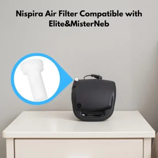 Nispira CPAP Disposable Filter For all Inspiration Elite, Inspiration 626 & Mister-Neb, 6 Units image {2}