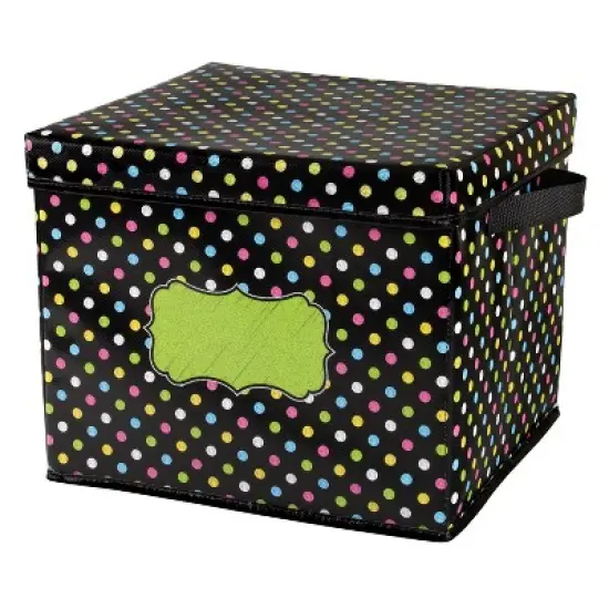Teacher Created Resources&reg; Chalkboard Brights Storage Box with Lid image {2}