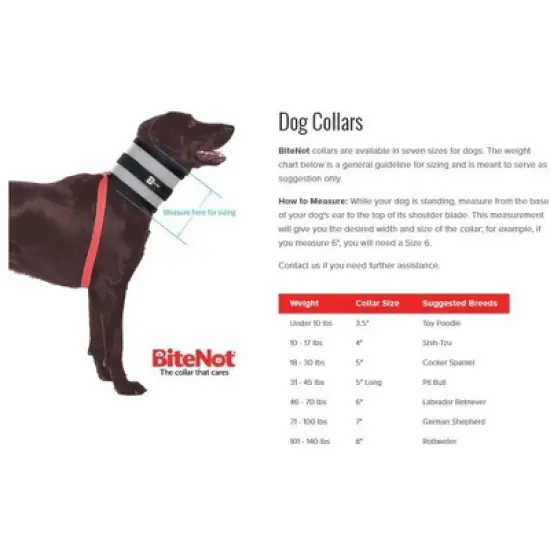 BiteNot Collar, 3.5" W X 16" L image {2}