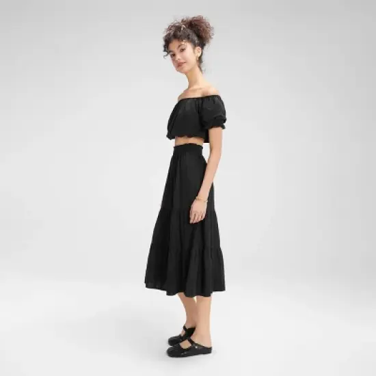 Women's Off-Shoulder Crop Blouse - Wild Fable&trade; image {3}