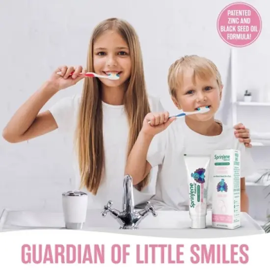SprinJene Natural Kids' Toothpaste - Bubblegum - 3.5oz image {5}