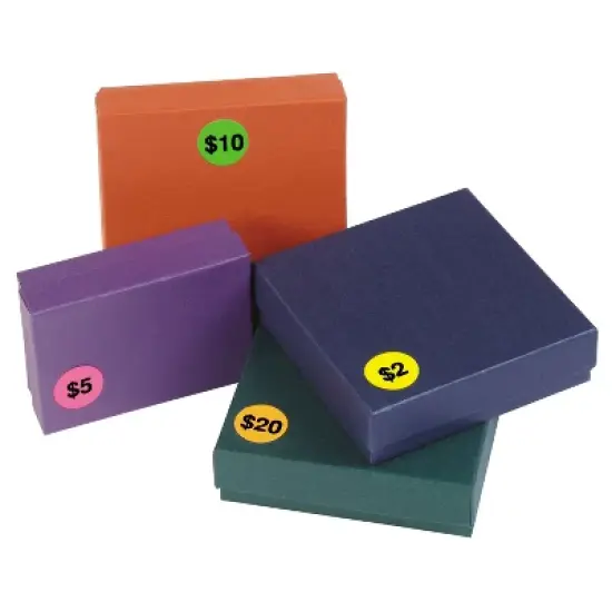 Avery Preprinted Removable Pricing Labels, 3/4 Inch Round Labels, Assorted Neon Colors, Non-Printable, 6 Packs, 2,100 Pricing Stickers Total (21918) image {2}