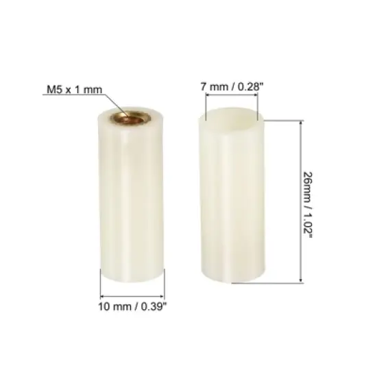 Unique Bargains Screw-on Snooker Billiard Pool Cue Tips Ferrules 30 Pcs image {1}