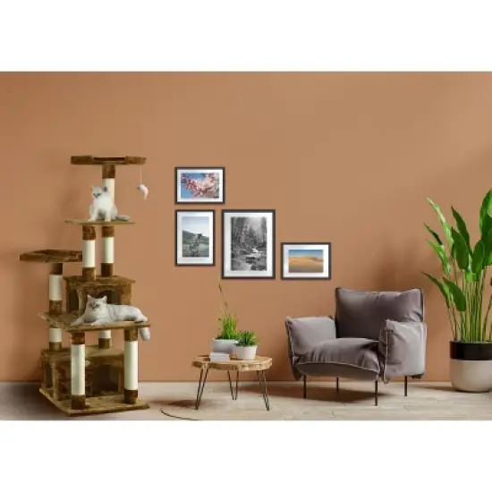 Go Pet Club 67" Classic Cat Tree Condo Furniture with Sisal Scratching Posts F204 image {4}